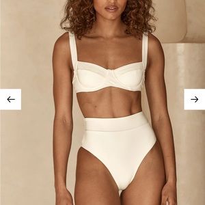 Monday Swimwear Ivory Sorrento Bikini